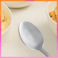 [Kloware2] Stainless Spoon Gift, Cooking Utensil Engraved Ice Cream Spoon Serving Spoon for Camping Trip Picnic,