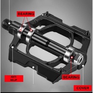 Bicycle pedal 3 bearing sealed loncer pedal mtb seli hybrid