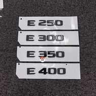 Mercedes Benz AMG Logo AMG Emblem E250 E300 E350 E400 Silver Gloss Black Logo