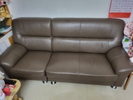 二手梳化 三座 真皮 3年