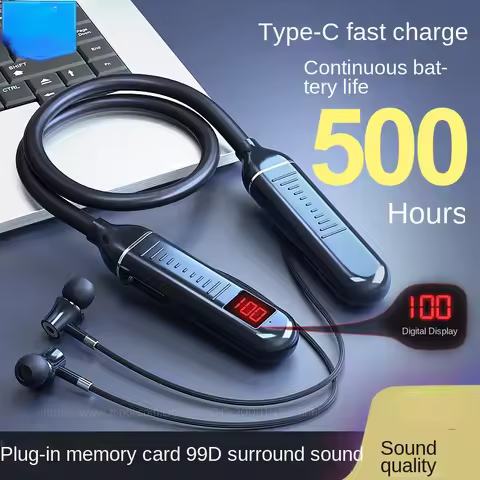 200H Music Time TWS Magnetic Wireless Headphone Neckband Bluetooth 5.2 Earphone headset Sport Waterp