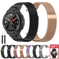 Metal Strap Replacement Stainless Steel Band for Xiaomi Huami Amazfit T-Rex / T Rex Pro