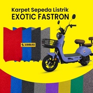 Karpet Sepeda Listrik Exotic Fastron Premium Tebal Empuk