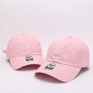 47 1:1 Brand ML LA NY Streetwear Embroidery LOGO Print Hat Casual Adjustable Baseball Cap Men Women