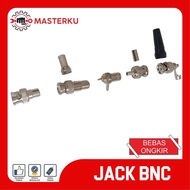 JACK BNC TAIL/JACK BNC RUBBER TAIL/BNC MALE CRIMP CONNECTOR JACK BNC RUBBER TAIL/ BNC TAIL END CONNE
