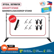 2.6X3.3M /10x10ft Photo Backdrop Banner Stand Kit For Parties Wedding Photography Advertising