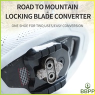 Rrskit Road Mountain Bicycle Locking Blade Converter Suitable To MTB Road Bike Locking Pedals Cycling Lock Shoes Adapter Cleats