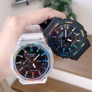 นาฬิกา ผู้ชาย casio สีดำ 2 ระบบ นาฬิกาข้อมือผู้ชาย ผู้หญิง มีหลายสีให้เลือก นาฬิกาแฟชั่น