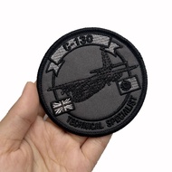 [Custom Velcro patch] AE.C-130 Technical Expert 8cm Round Tactical Embroidered Morale Badge 3D Velcr