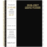2026-2027 Monthly Planner 2 Year Monthly Planner/Calendar 2026-2027, 24 Months Calendar Planner Jan 