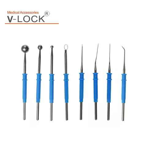 Electrosurgical blade/needle/ball/circle electrode for 70mm*2.36mm Set of 8