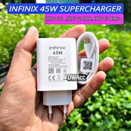 Infinix 45W HOT 60 PRO+ Charger, HOT 60i. Supercharger 45W MAX ORIGINAL Cable Charger