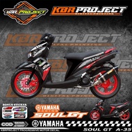 MIO SOUL GT STIKER MOTOR KEREN Stiker Striping MIO SOUL GT Lis Variasi