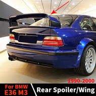 Sport Rear Trunk Spoiler Wing Splitter Diffuser Boot Lip Refit Replacement Part For BMW 3 E36 1990-2
