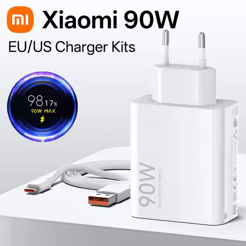 Xiaomi 90W Charger Original Hypercharge Combo Fast Charging Cable Type C for Xiaomi 15T Pro 15 17 Ul