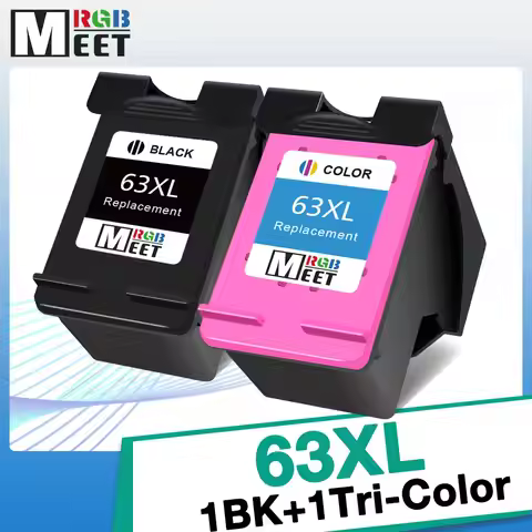 ALIZEO 63XLReplacement For HP 63 Ink Cartridge Compatible Deskjet 1110 1111 1112 2130 2131 2132 2133