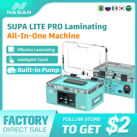 NASAN SUPA LITE PRO LCD OCA Laminate Machine For Flat Screen Watch LCD Repair Air Bag Built-in Vacuu