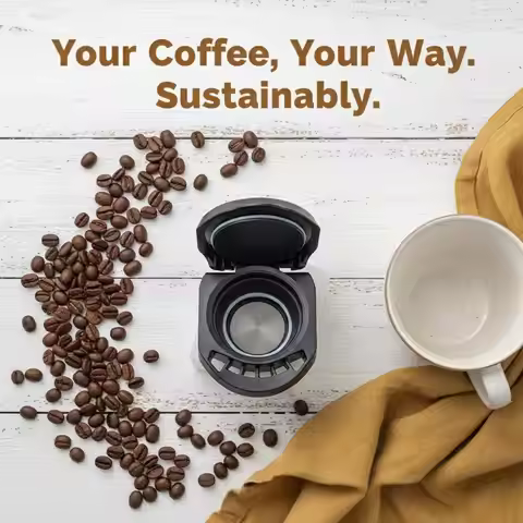★▲Dolce Gusto Reusable Capsule Adapter Universal Pod Conversion for Coffee Lovers at Home Office or 