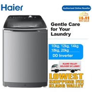 [Offer] Haier Fully Auto Top Load Washing Machine 10KG / 12KG / 14KG / 18KG / 20KG |M1990DD Inverter Technology