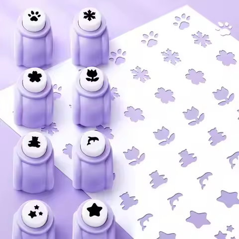 Crafts Tool Paper Trimmer Paper Cutter Children Toys DIY Hole Puncher Gift Card Punches Embossing Pu