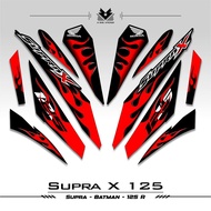 HONDA SUPRA X 125 CARBON STRIPING SKU 1 BATMAN STICKER SUPRA X 125 WAVE 125I SUPRA X 125R A1HONDA