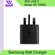 Samsung Charger Super Fast Charging PD Adapter ( 25W / 45W ) Wall Charger 3-Pin EP-TA800 (Black / Wh