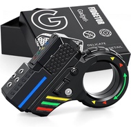 Mainan Gelangsar 3D Fidget Gun, Pad Cincin Fidget EDC, Alat Penggulung Tangan untuk Kanak-kanak 8-12