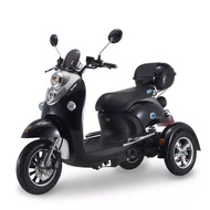 Adult Vespa Tricycle Fat Tire Electric citycoco Scooter With Seat Kcq Electric Scooter Electric 3 Wh