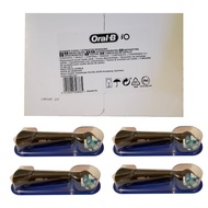 Oral-B iO Ultimate Clean Replacement Electric Toothbrush Heads (Black) - 4-Count