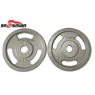 Brosman imported genuine high-quality electrostatic coated iron dumbbells 2.5KG, 2.5Kg iron dumbbell