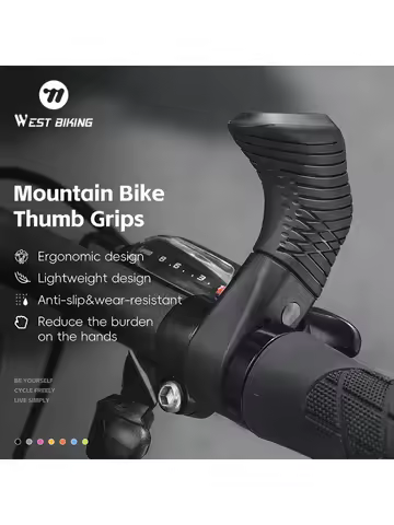 WEST BIKING Bike Inner Handle Bar Grips Ergonomic Design Cycling Inner Bar Ultralight Mountain Bicyc
