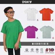 BOXY Baju Budak Microfiber Leher Bulat Lengan Pendek - Kids Microfiber Round Neck Short Sleeve T-shi