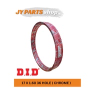 Did Team Rims 17X160 17 X 160 1.60 36 Hole Chrome Rare Item