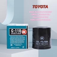 Oil Filter Vic C-110 Engine For Toyota Corona Mitsubishi Vios Avanza Corolla Wigo Suzuki F6A