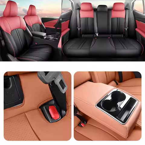Luxury Custom Fit Car Seat Covers For Audi A3 8P A7 Q3 Q2L Q5 Q7 4L TT Mk1 Mk2 A4 B6 B8 B7 A6 Avant 