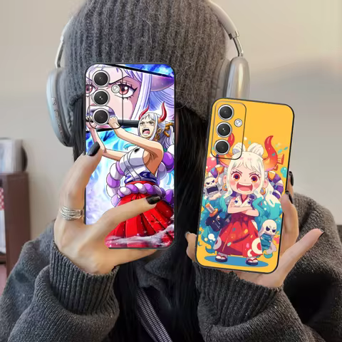 Anime Yamato Phone Case for Samsung Galaxy S24 S23 S22 S21 S20 S10 S9 Plus FE Ultra Lite Black Smart