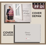 CUSTOM PHOTO WEDDING GUEST BOOK HARD COVER