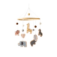 (MDQS) Baby Mobile for Crib - Jungle Animals Baby Mobile - Nursery Mobile for Girl or Boy Gender Neu