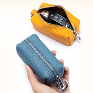 dompet perempuan kecil dompet perempuan cute Men Mini First Layer Cowhide Key Case