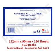 152mm x 90mm x 150SH - 10 packs CTG Paper ( Sonomed Brand ) Corometrics AAO / CAO