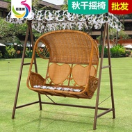 ST/🏮Hanging Basket Rattan Chair Natural Real Rattan Hanging Chair Double Personality Hammock Indoor Swing Chair Adult Ba