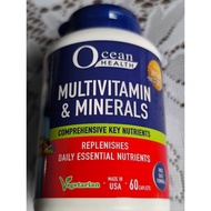 OCEAN HEALTH Multivitamins & Minerals Caplets 60s Vegetarian Caplets