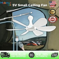 6 Blade 5V USB Ceiling Ceiling Fan Mini Fans Mini Fans Air Conditioner Cooler Kipas Syiling Tent Fan