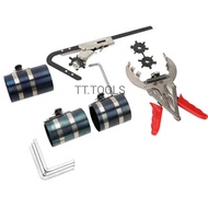 NASHI Piston Ring Set Size 3"- 6" With Pliers And Soot Scraper Groove