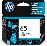 HP N9K01AA Original Ink Cartridge 65 Tri-Color, compatible with DeskJet All-in-One 3721 and 3720 (am