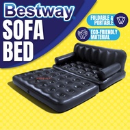 Sofa Angin Sofa Bed Bestway Inflatable Air Double Inflatable Mattress Lazy Bed Recliner Foldable Mat