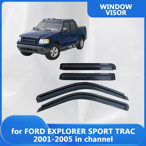 Window Visor for FORD EXPLORER SPORT TRAC 2001 2002 2003 2004 2005 In-Channel style Rain Guard Side 