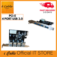 PCIE 4 Port USB 3.0 Internal PCI Express Expansion Card for Destop PC Computer