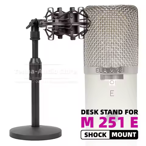 For TELEFUNKEN ELA M251 M 251 E M251E 251E Desktop Mic Stand Spider Microphone Shock Mount Isolatoin