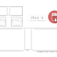 數碼 MOOS 85MM 4x2 CARD MONEY CLIP 錢包紙樣 PDF file
